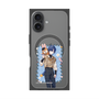 Premium Square Case with MagSafe［ Hatsune Miku × Kuppy Ramune - KAITO × Kuppy - Full-body Illustration 1 ］