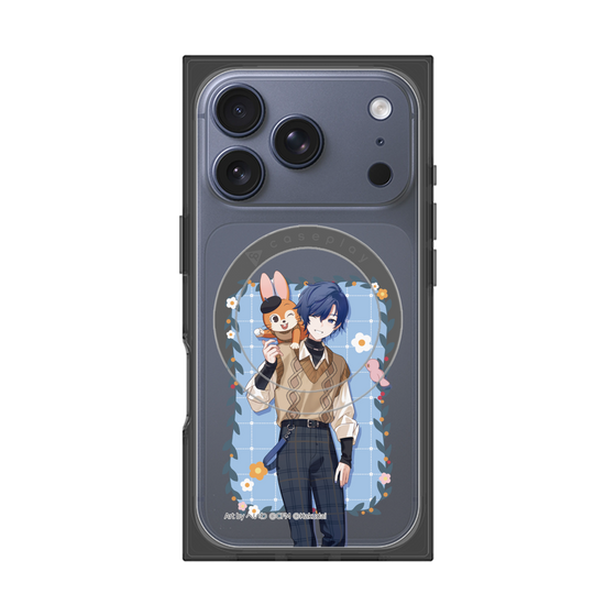 Premium Square Case with MagSafe［ Hatsune Miku × Kuppy Ramune - KAITO × Kuppy - Full-body Illustration 1 ］