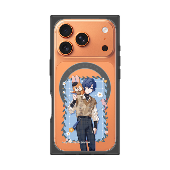Premium Square Case with MagSafe［ Hatsune Miku × Kuppy Ramune - KAITO × Kuppy - Full-body Illustration 1 ］