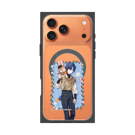 Premium Square Case with MagSafe［ Hatsune Miku × Kuppy Ramune - KAITO × Kuppy - Full-body Illustration 1 ］