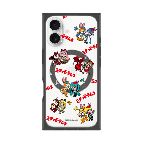 Premium Square Case with MagSafe［ Hatsune Miku × Kuppy Ramune - Overall Pattern ］