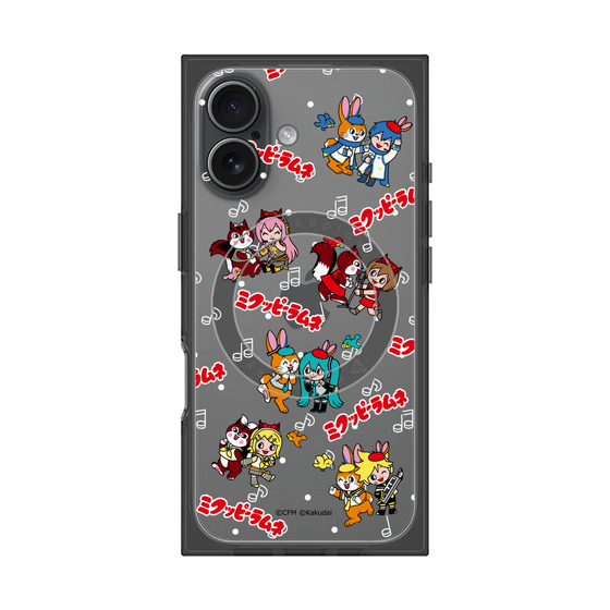 Premium Square Case with MagSafe［ Hatsune Miku × Kuppy Ramune - Overall Pattern ］