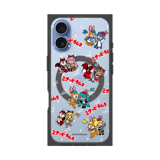 Premium Square Case with MagSafe［ Hatsune Miku × Kuppy Ramune - Overall Pattern ］
