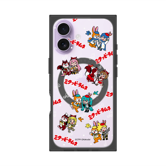 Premium Square Case with MagSafe［ Hatsune Miku × Kuppy Ramune - Overall Pattern ］