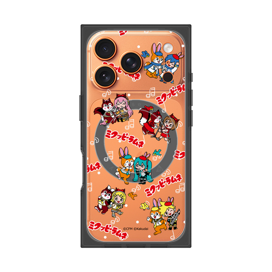 Premium Square Case with MagSafe［ Hatsune Miku × Kuppy Ramune - Overall Pattern ］