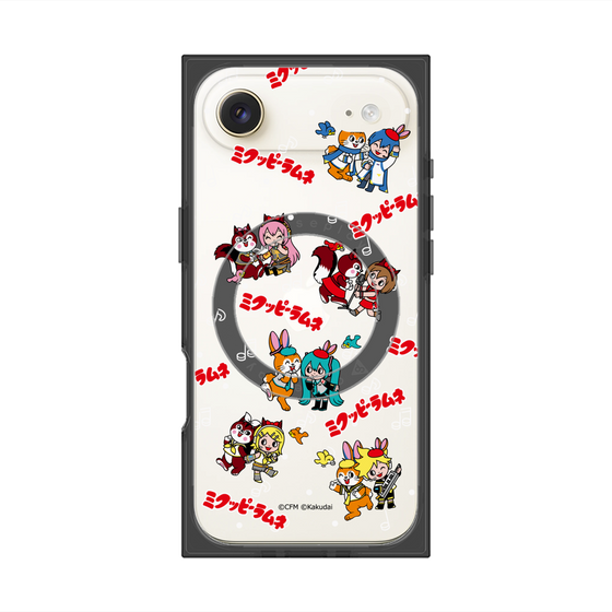 Premium Square Case with MagSafe［ Hatsune Miku × Kuppy Ramune - Overall Pattern ］