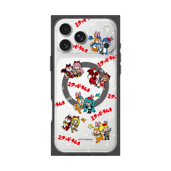 Premium Square Case with MagSafe［ Hatsune Miku × Kuppy Ramune - Overall Pattern ］