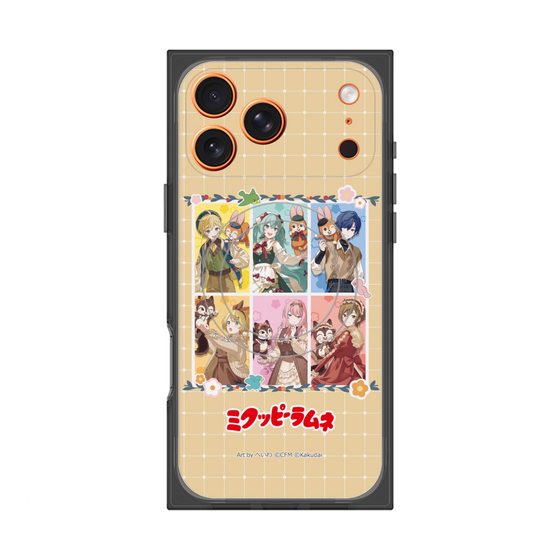 Premium Square Case with MagSafe［ Hatsune Miku × Kuppy Ramune - Full-body Illustration ］