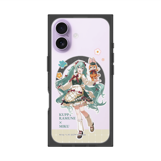 Premium Square Case with MagSafe［ Hatsune Miku × Kuppy Ramune - Hatsune Miku × Kuppy - Full-body Illustration 2 ］