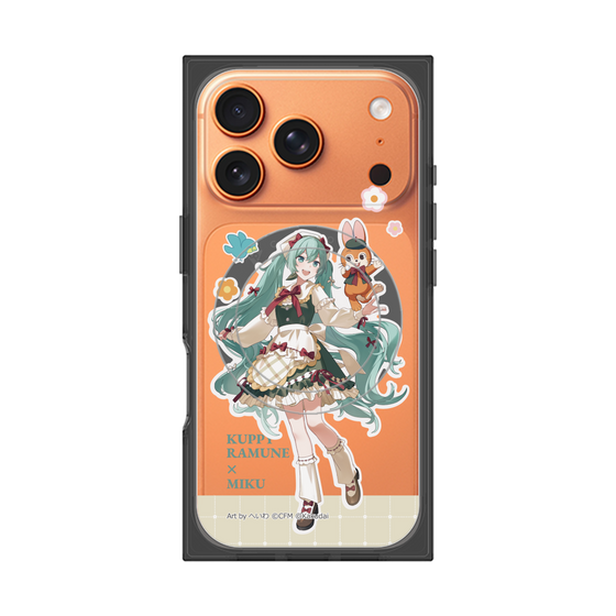 Premium Square Case with MagSafe［ Hatsune Miku × Kuppy Ramune - Hatsune Miku × Kuppy - Full-body Illustration 2 ］