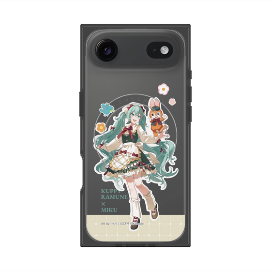 Premium Square Case with MagSafe［ Hatsune Miku × Kuppy Ramune - Hatsune Miku × Kuppy - Full-body Illustration 2 ］