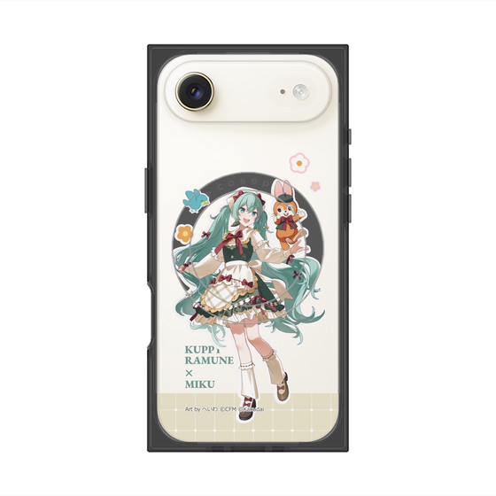 Premium Square Case with MagSafe［ Hatsune Miku × Kuppy Ramune - Hatsune Miku × Kuppy - Full-body Illustration 2 ］