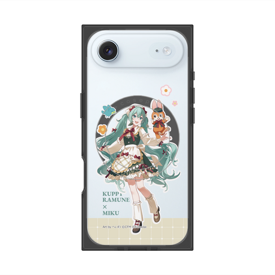 Premium Square Case with MagSafe［ Hatsune Miku × Kuppy Ramune - Hatsune Miku × Kuppy - Full-body Illustration 2 ］