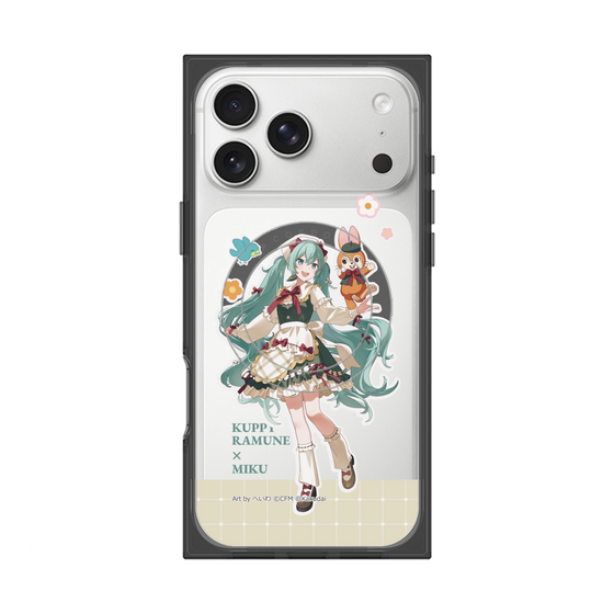 Premium Square Case with MagSafe［ Hatsune Miku × Kuppy Ramune - Hatsune Miku × Kuppy - Full-body Illustration 2 ］