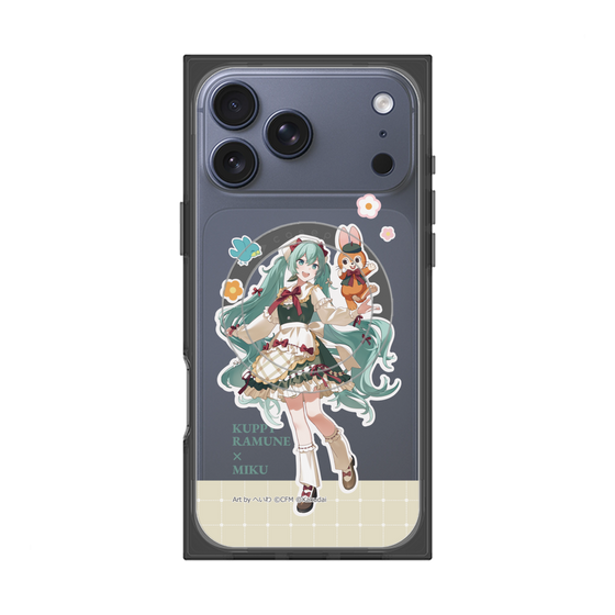 Premium Square Case with MagSafe［ Hatsune Miku × Kuppy Ramune - Hatsune Miku × Kuppy - Full-body Illustration 2 ］