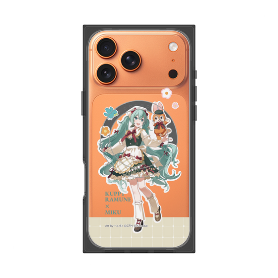 Premium Square Case with MagSafe［ Hatsune Miku × Kuppy Ramune - Hatsune Miku × Kuppy - Full-body Illustration 2 ］