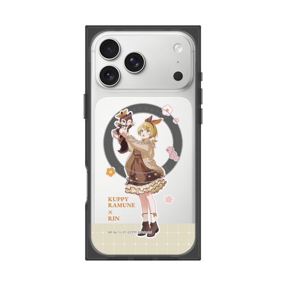 Premium Square Case with MagSafe［ Hatsune Miku × Kuppy Ramune - Kagamine Rin × Ram - Full-body Illustration 2 ］
