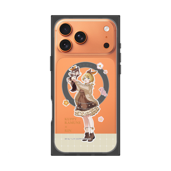 Premium Square Case with MagSafe［ Hatsune Miku × Kuppy Ramune - Kagamine Rin × Ram - Full-body Illustration 2 ］
