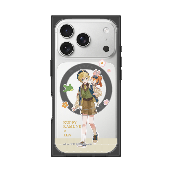 Premium Square Case with MagSafe［ Hatsune Miku × Kuppy Ramune - Kagamine Len × Kuppy - Full-body Illustration 2 ］