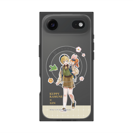 Premium Square Case with MagSafe［ Hatsune Miku × Kuppy Ramune - Kagamine Len × Kuppy - Full-body Illustration 2 ］