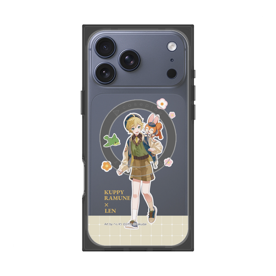 Premium Square Case with MagSafe［ Hatsune Miku × Kuppy Ramune - Kagamine Len × Kuppy - Full-body Illustration 2 ］