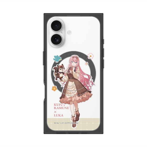 Premium Square Case with MagSafe［ Hatsune Miku × Kuppy Ramune - Megurine Luka × Ram - Full-body Illustration 2 ］