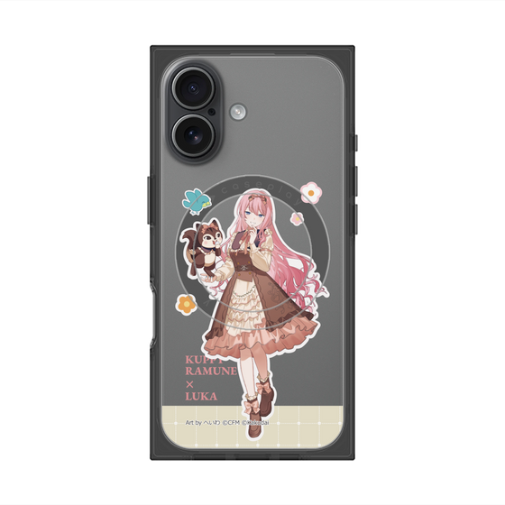 Premium Square Case with MagSafe［ Hatsune Miku × Kuppy Ramune - Megurine Luka × Ram - Full-body Illustration 2 ］