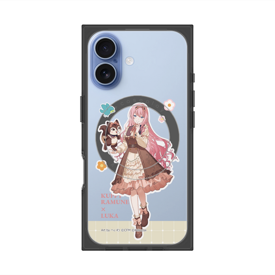 Premium Square Case with MagSafe［ Hatsune Miku × Kuppy Ramune - Megurine Luka × Ram - Full-body Illustration 2 ］