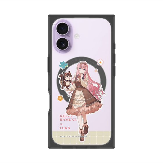 Premium Square Case with MagSafe［ Hatsune Miku × Kuppy Ramune - Megurine Luka × Ram - Full-body Illustration 2 ］