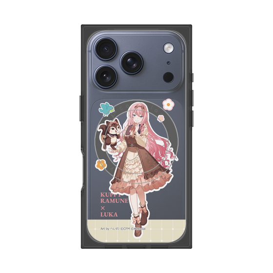 Premium Square Case with MagSafe［ Hatsune Miku × Kuppy Ramune - Megurine Luka × Ram - Full-body Illustration 2 ］