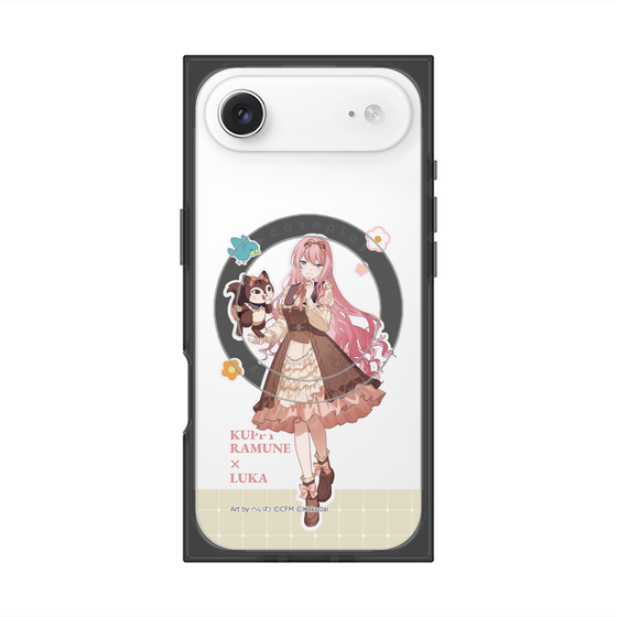 Premium Square Case with MagSafe［ Hatsune Miku × Kuppy Ramune - Megurine Luka × Ram - Full-body Illustration 2 ］
