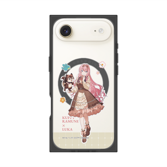 Premium Square Case with MagSafe［ Hatsune Miku × Kuppy Ramune - Megurine Luka × Ram - Full-body Illustration 2 ］