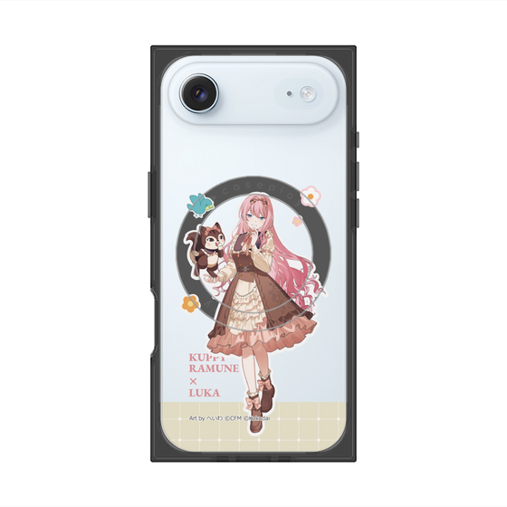 Premium Square Case with MagSafe［ Hatsune Miku × Kuppy Ramune - Megurine Luka × Ram - Full-body Illustration 2 ］