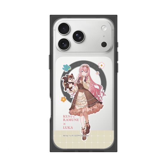 Premium Square Case with MagSafe［ Hatsune Miku × Kuppy Ramune - Megurine Luka × Ram - Full-body Illustration 2 ］