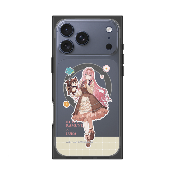 Premium Square Case with MagSafe［ Hatsune Miku × Kuppy Ramune - Megurine Luka × Ram - Full-body Illustration 2 ］