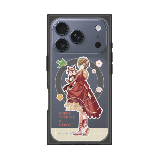Premium Square Case with MagSafe［ Hatsune Miku × Kuppy Ramune - MEIKO × Ram - Full-body Illustration 2 ］