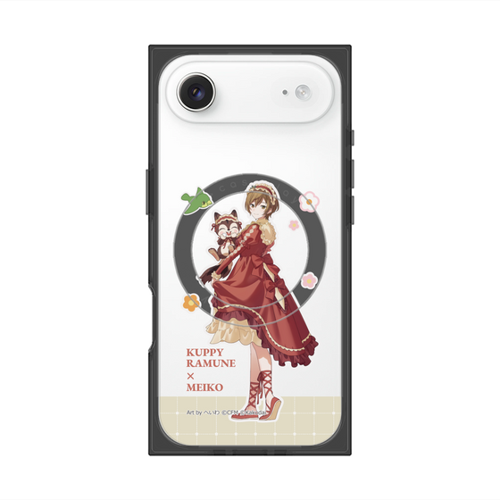 Premium Square Case with MagSafe［ Hatsune Miku × Kuppy Ramune - MEIKO × Ram - Full-body Illustration 2 ］