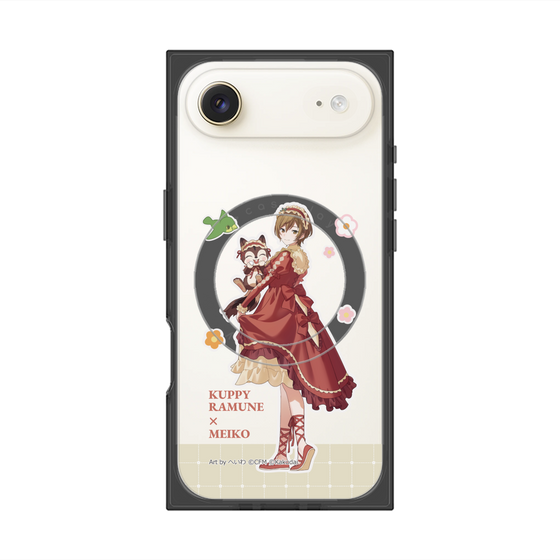 Premium Square Case with MagSafe［ Hatsune Miku × Kuppy Ramune - MEIKO × Ram - Full-body Illustration 2 ］
