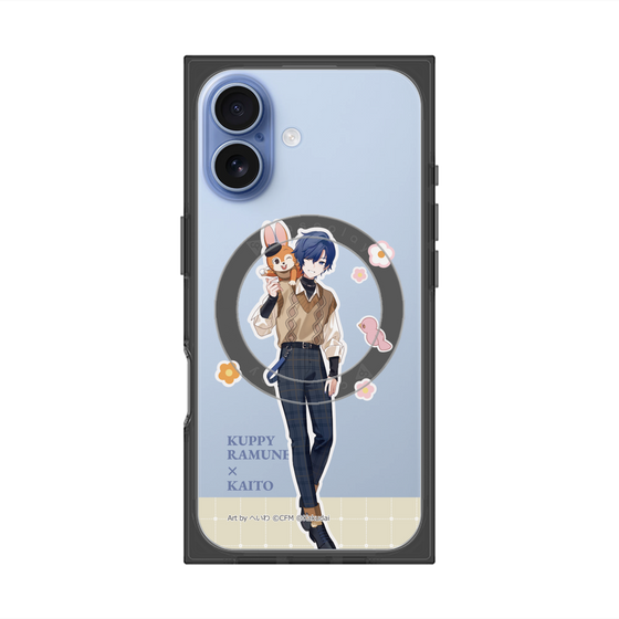 Premium Square Case with MagSafe［ Hatsune Miku × Kuppy Ramune - KAITO × Kuppy - Full-body Illustration 2 ］