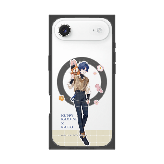 Premium Square Case with MagSafe［ Hatsune Miku × Kuppy Ramune - KAITO × Kuppy - Full-body Illustration 2 ］