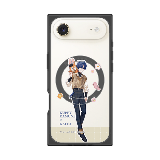 Premium Square Case with MagSafe［ Hatsune Miku × Kuppy Ramune - KAITO × Kuppy - Full-body Illustration 2 ］