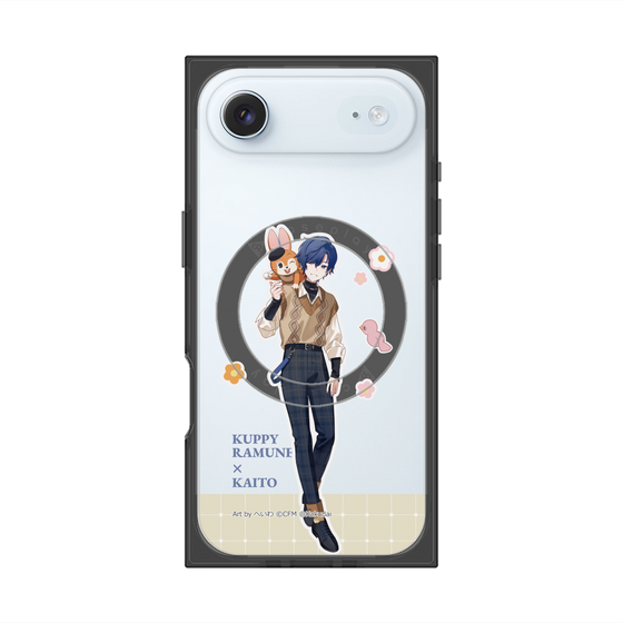 Premium Square Case with MagSafe［ Hatsune Miku × Kuppy Ramune - KAITO × Kuppy - Full-body Illustration 2 ］
