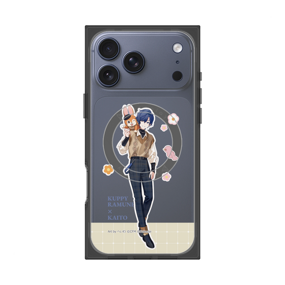 Premium Square Case with MagSafe［ Hatsune Miku × Kuppy Ramune - KAITO × Kuppy - Full-body Illustration 2 ］