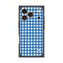 Premium Square Case with MagSafe［ Checkered Blue ］