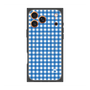 Premium Square Case with MagSafe［ Checkered Blue ］