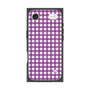 Premium Square Case with MagSafe［ Checkered Purple ］