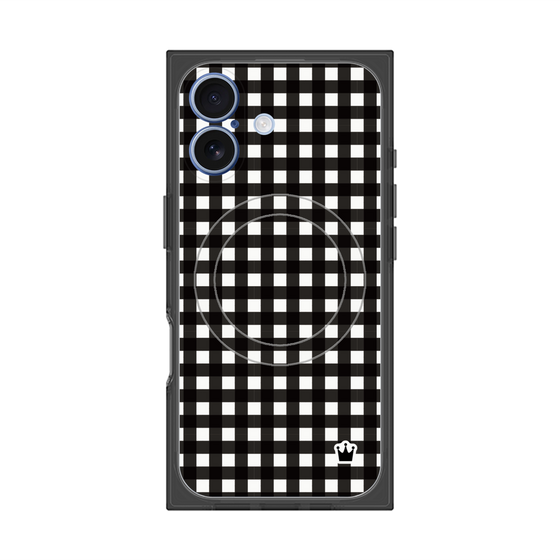 Premium Square Case with MagSafe［ Checkered Black ］