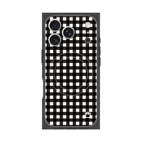 Premium Square Case with MagSafe［ Checkered Black ］