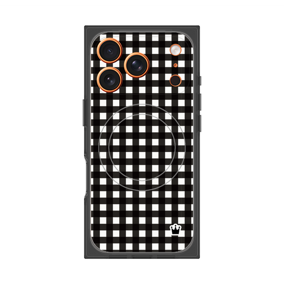 Premium Square Case with MagSafe［ Checkered Black ］