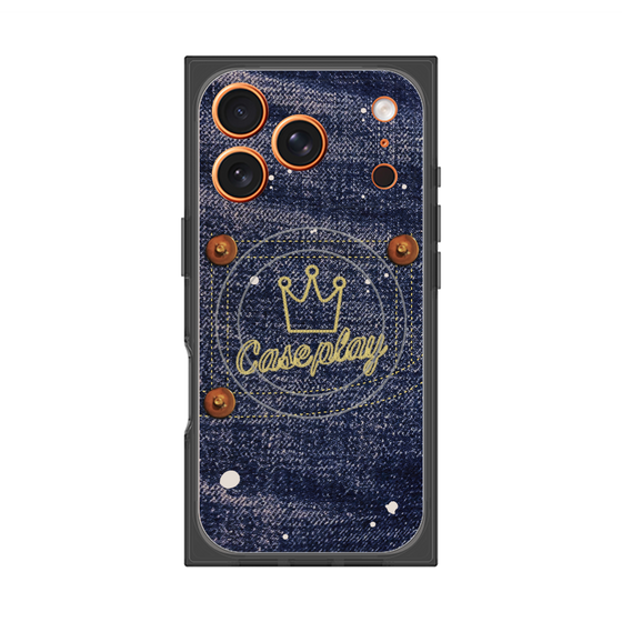 Premium Square Case with MagSafe［ Denim Used Jeans ］